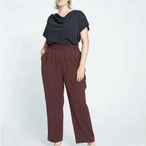 Universal Standard All Day Easy Pant Brulee Small/14/16 NWT